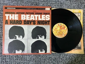 The Beatles Lp A Hard Day’s Night 1978   V. G Stereo Rare Label - Picture 1 of 6