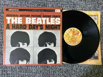The Beatles Lp A Hard Day’s Night 1978   V. G Stereo Rare Label - Image 1 of 4