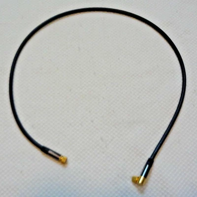 KabelDirekt 3ft Pro-Series satellite coax cable - straight & angled F-Pin - Image 1 of 4