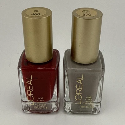 Juego de 2 ESMALTES DE UÑAS L'OREAL rojo bolso y Eiffel para ti Foto 1 de 4