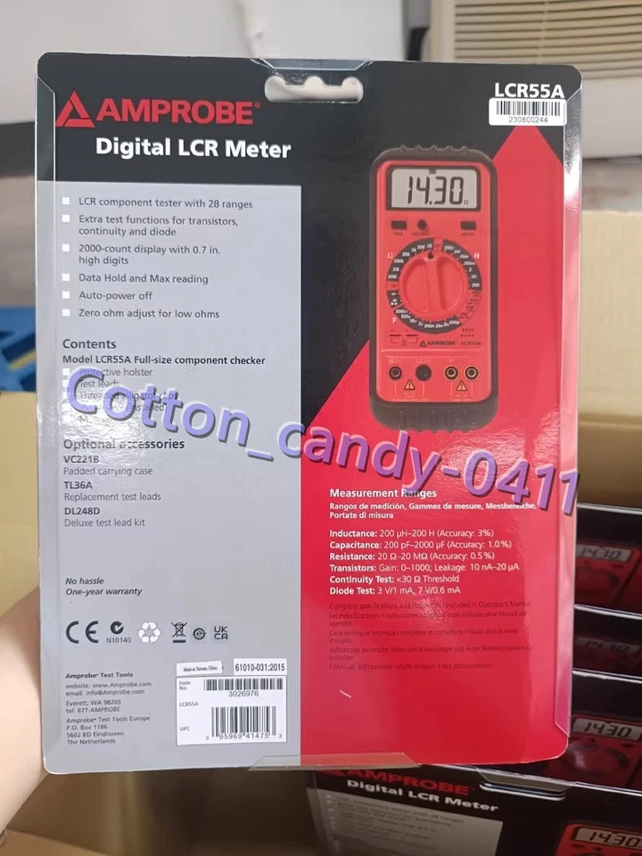 NEW AMPROBE LCR55A Digital LCR Meter Fast delivery - Image 1 of 4