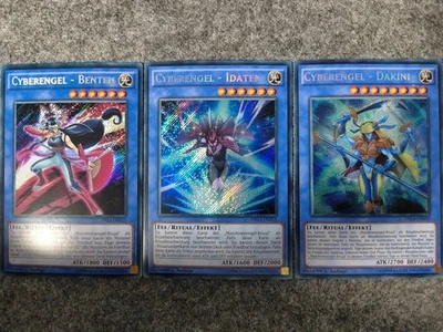 3x CYBERENGEL - BENTEN IDATEN DAKINI - DRL3-DE012-014 Secret Rare NM Set Ritual - Bild 1 von 4