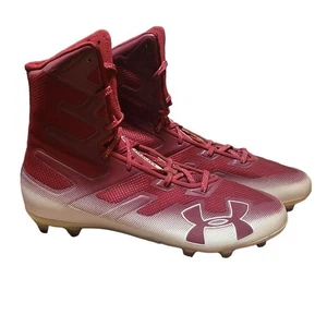 Scarpe da calcio Under Armour Highlight MC rosse da uomo - taglia 14 (stile 3000177-602) - Foto 1 di 5