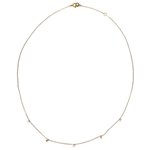 Collar sari AHKAH Bindu diamante K18YG P0045844 - Imagen 1 de 9