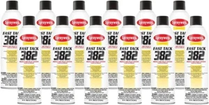 Sprayway 382 Fast Tack MIST Pallet Spray Adhesive 382S, 12 Cans - Picture 1 of 1