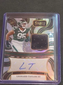 Panini Select Leonard Taylor III RPA plata 2024/199 - Imagen 1 de 2
