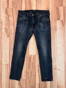 Replay Jeans Hose, blau, W 34 / 30, Stretch, Organic Cotton - Bild 1 von 4