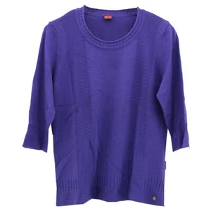  Suéter señora OLSEN 3/4 mangas algodón cuello redondo púrpura 26857 - Imagen 1 de 2