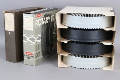 Lote de 6 bandejas deslizantes Argus Sawyer’s GAF Rototray #4 Foto 1 de 4