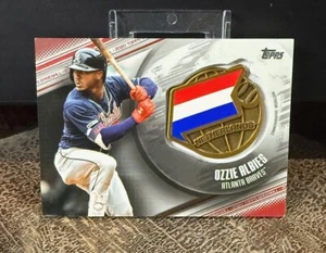 2020 Topps Series One - Ozzie Albies #9/10 Global Game Medallion GGM-OA - Picture 1 of 2
