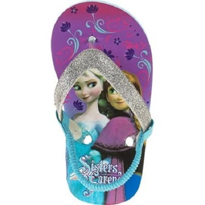 Disney Frozen  Toddler Girl's  Beach Flip Flops Sandals Various  Sizes  NWT - Image 1 of 2