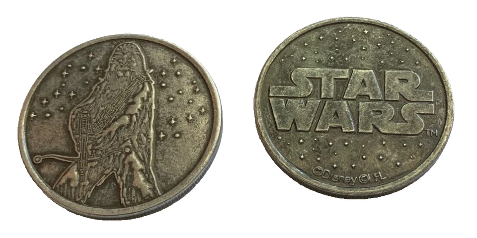 Disneyland 2024 Disney Star Wars Chewbacca Coin Medallion - Image 1 of 1