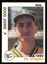 1990 Best Cards Southern Oregon A's DOUG JONES RC ATHLETICS A'S UNIV OF VIRGINIA