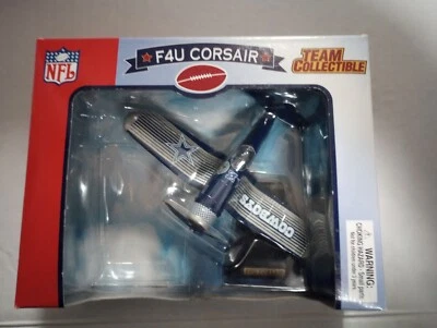 Dallas Cowboys F4U Corsair Plane Diecast Fleer 2004 1:100 Limited Edition NFL - Image 1 of 3