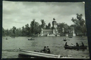 ANTIGUA POSTAL MADRID ESTANQUE DEL RETIRO POSTCARD POSTKARTE CC03559 - Picture 1 of 1