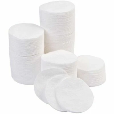 Cotton Wool Round Face Lint Free Pads Soft Absorbent Health & Beauty Make Up  - Image 1 of 3