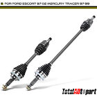 2x CV Axle Assembly for Ford Escort 1997-2002 Mercury Tracer 97-99 Front LH & RH Ford ESCORT