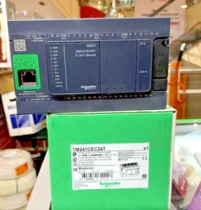 1PC- Schneider TM241CEC24T logic controller, Modicon M241,24IO- NEW - Picture 1 of 6