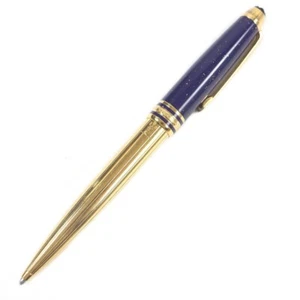 MONTBLANC Solitaire Ramses II Lapis Lazuli Vermeil Twisted Ballpoint pen(No Box) - Picture 1 of 8