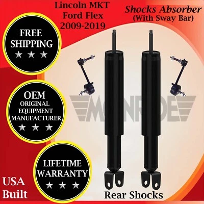 Amortiguador trasero Monroe OEM con barra estabilizadora para Lincoln MKT/Ford Flex 2009-2019 10 años de garantía Foto 1 de 4