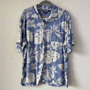 Vtg Polo Ralph Lauren ADAMS Men’s Hawaiian Shirt Sz L Tropical Viscose Coastal - Picture 1 of 4
