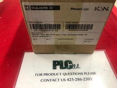 SquareD PowerLogic ION 6200 Power Meter S6200R2A0B0A0A0R - Image 1 of 3