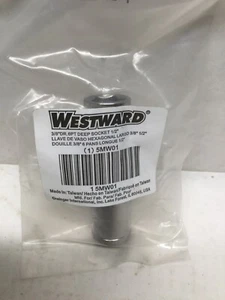 WESTWARD 5MW01 3/8” Drive 6PT Deep Socket 1/2” - Foto 1 di 2