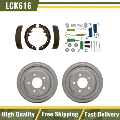 Tambores de freno traseros y zapatas de freno kit de resorte de hardware para Ford Maverick 1976 1977 Foto 1 de 4