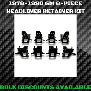 1978-1992 GM Windshield Window Headliner A Pillar Trim Garnish Molding Clips OEM - Bild 1 von 3