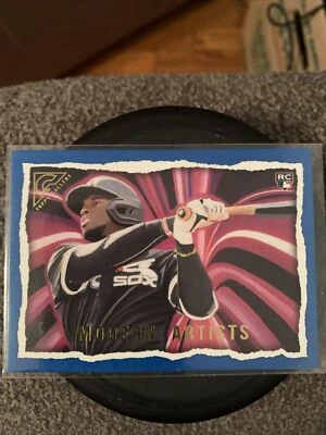 Luis Robert RC 1/99 2020 Topps Gallery Modern Artist BLUE PARALLEL SSP Chicago - Image 1 of 4