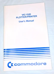 Commodore VIC-1520 Plotter/Printer User's Manual Booklet 67 pg - Picture 1 of 4