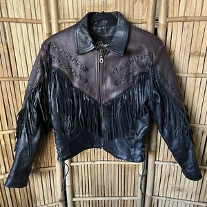 Chrome Gear Fringe Motorcycle Jacket 8 - Picture 1 of 4