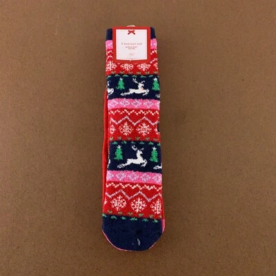 Calcetines Charter Club para mujer talla única coloridos vacaciones súper suaves 2 pares nuevos con etiquetas Foto 1 de 4