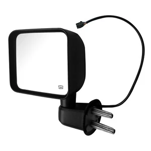 Towing Mirrors for JEEP Wrangler 2007-2017 with Power Heated Black(Left Set) - Bild 1 von 7
