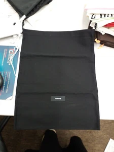 THEORY unbenutzter schwarzer Staub Schuhbeutel mit Kordelzügen 15"x10,5" - Bild 1 von 2