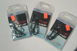Eagle Claw 3/0 Black Hook - 3 Packungen = 24 Stück - L095XBLG, Haken Posten - Bild 1 von 1