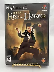 Rise To Honor Jet Li (Sony Playstation 2 ps2) Complete UPC Punched Employee Copy - Picture 1 of 6