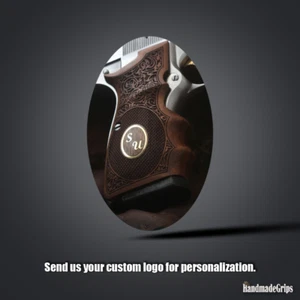 Customizable Browning High PowerMK3 MK I II III Compatible KSD Brand Walnut Grip - Picture 1 of 5
