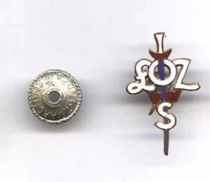 VERY RARE Polish Regional Fencing Federation (region Łódź) badge / pin - Picture 1 of 2
