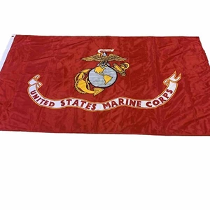 Bandera Semper Fi del Cuerpo de Marines de los Estados Unidos 34 x 59 USMC Patio Banner Decoración del Hogar Rojo Militar - Imagen 1 de 10