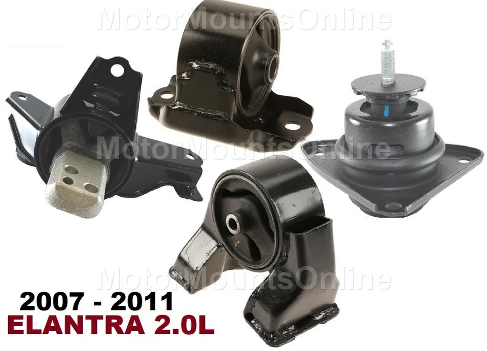 9R3726 4 piezas soportes de motor para motor de 2,0 L Hyundai Elantra 2007-2012 transmisión automática Foto 1 de 1