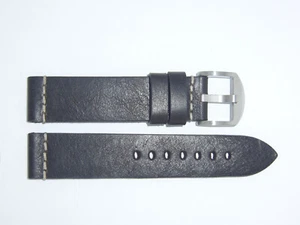 "Rios1931 Original Vintage Rindsleder Uhrenarmband Armband 20 mm Mokka ""Birmingham" - Bild 1 von 2