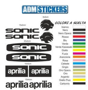 kit adesivi adesivo Stickers decal sticker compatibile aprilia sonic - Foto 1 di 2