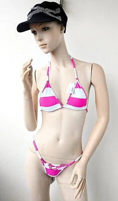 Wicked Weasel Bikini Set 312 / 445 Sailor Stripe Neu L XL String Sexy - Bild 1 von 4