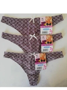 LOT DE 3 STRINGS FEMME MARQUE NATURANA TAILLE 42 MOD LES PETILLANTES REF 11299 - Picture 1 of 4