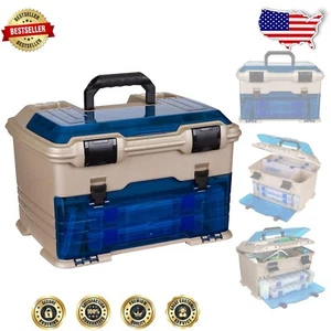 Outdoors Pro Multiloader Tackle Box - Hardsided Fishing Organizer with Zerust - Picture 1 of 8