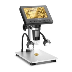 Elikliv 4.3'' LCD Digital Microscope 1000X Jewelry Coin Magnifier Loupe New - Picture 1 of 7