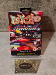 Sega Mega Drive Psycho Pinball con embalaje original e instrucciones Multi Language Pappschuber - Imagen 1 de 16
