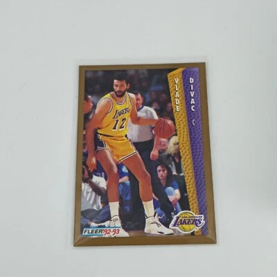 Vlade Divac #107 1992-93 Fleer Los Angeles Lakers Basketball - Image 1 of 2