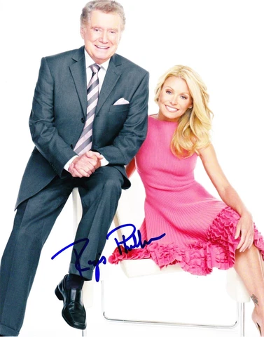 REGIS PHILBIN SIGNED 8X10 PHOTO AUTHENTIC AUTOGRAPH TV HOST LEGEND COA Cover